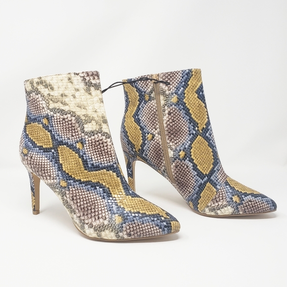 express snakeskin boots